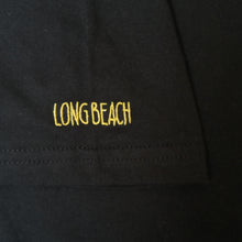 Load image into Gallery viewer, Longbeach black t-shirt sleeve
