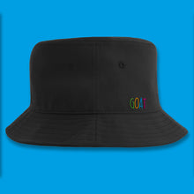 Load image into Gallery viewer, Brooklyn black bucket hat - back view
