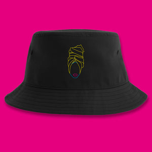 Dallas black bucket hat