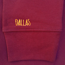 Load image into Gallery viewer, Dallas Burgundy sweatshirt
